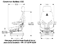 Grammer MSG97AL Actimo Pod Seat