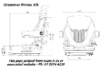 MSG65 Primo XM by Grammer – 80mm Mechanical Suspension