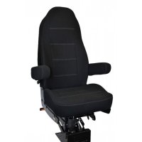 Legacy Silver Air Suspension Drivers Seat - High Back with Armrests - Entry Level